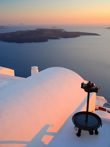 Santorini Sunset in Fira